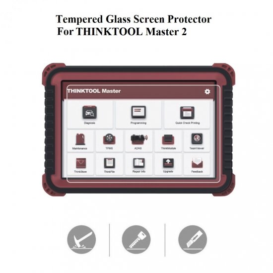 Tempered Glass Screen Protector for THINKCAR THINKTOOL Master 2 - Click Image to Close